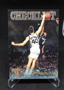1996 Score Board Allen Iverson Basketball Rookies Checklist - Picture 1 of 2