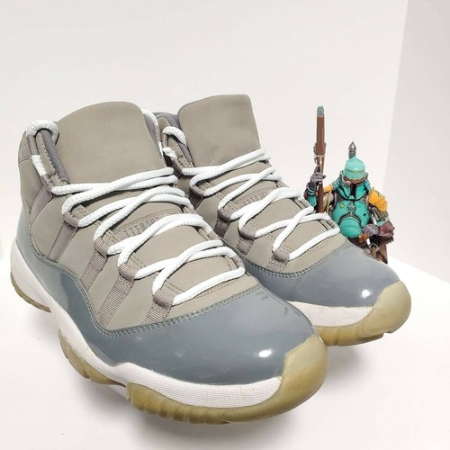 Scarpe da basket Air Jordan da uomo 11 retrò XI grigio fresco 378037 001 2010 taglia 10M