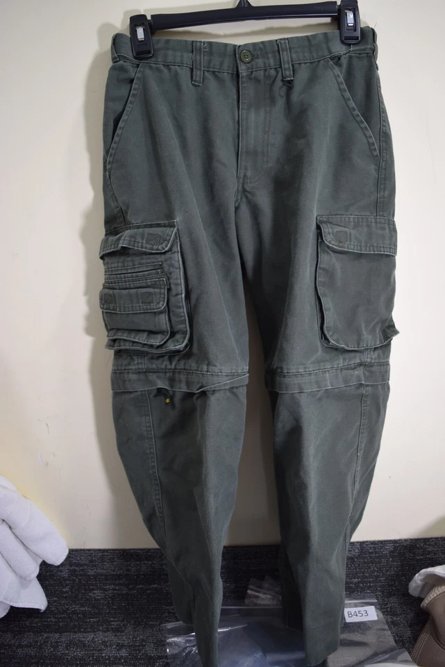 Boy Scout YOUTH 12 M Official Uniform HUSKY Canvas Convertible 28x25 Pants B453 - Image 1 of 4