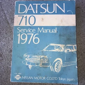 1976 Datsun 710 Series Factory Service Repair Manual - Bild 1 von 4