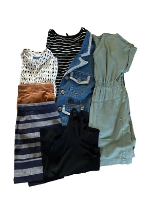 ¡PAQUETE DE 7! Trajes informales para mujer. Vestidos, chaqueta, blusas, falda, cortos pequeños Foto 1 de 4