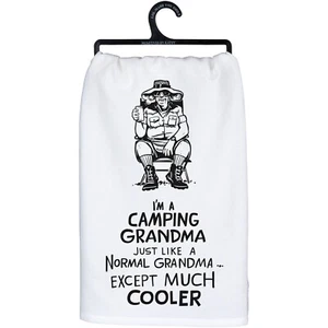 Primitives by Kathy Towel - I'm A Camping Grandma ..... Except Much Cooler 45257 - Picture 1 of 1