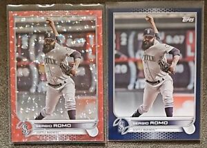2022 Topps Update SERGIO ROMO - Red Foil /199, Royal Blue Parallel Lot