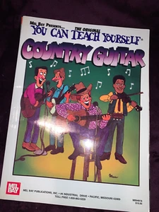 COUNTRY GUITAR "YOU CAN TEACH YOURSELF"  1993 edition vintage music book. - Picture 1 of 4