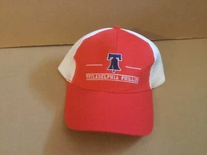 PHILLIES~RED/WHITE BLUE LIBERTY BELL CAP MESH (SNAPBACK) GIVEAWAY SGA  - Picture 1 of 2
