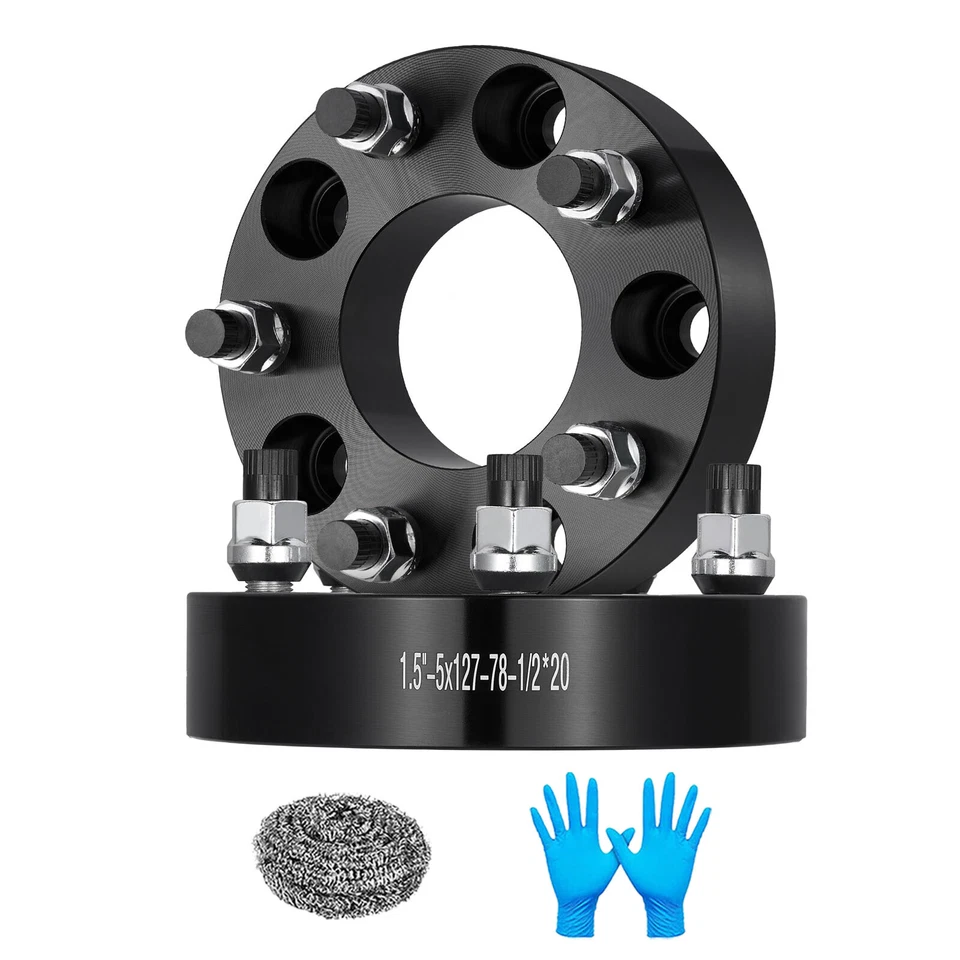 2PCS 5x5 5x127Wheel Spacers 1.5" 1/2x20 For Jeep Wrangler Commander Chevy C10 - Imagem 1 de 4