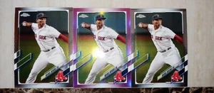 Rafael Devers Topps Chrome Magenta & 2 base lot - Picture 1 of 2