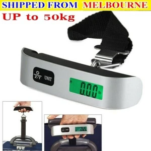 2pcs NEW AU Portable LCD Digital Hanging Luggage Scale Travel Electronic Weight - Picture 1 of 11