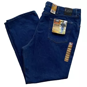 Lee Jeans Calce Regular Grande y Alto Pierna Recta Pimienta Prelavado 48x32 NUEVO con Etiquetas - Imagen 1 de 16