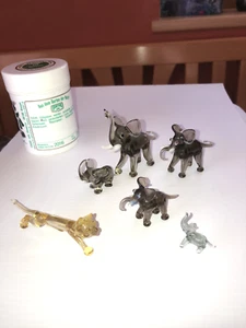 Glasfiguren Lauscha Elefanten und Löwe - Bild 1 von 1