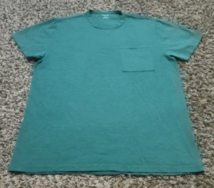 Bonobos T-Shirt Herren Large Grün Kurzarm Tasche Rundhals Pullover Baumwolle - Bild 1 von 5