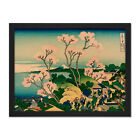 Hokusai 36 Views Fuji Goten Yama Hill Shinagawa Framed Wall Art Print 18X24 In