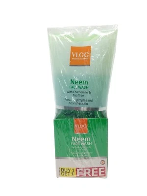 VLCC Neem Face Wash with Chamomile and Tea Tree 150ml*2 (Buy 1 Get 1 Free)_ - Image 1 of 3