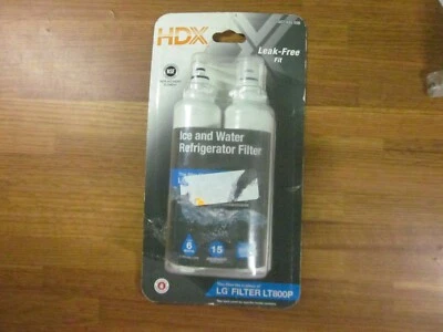 HDX FML-4 Ice and Water Refrigerator Filter Replacement For LG LT800P ( 2 Pack ) - Image 1 of 4