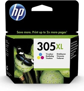Original HP 305XL Color TINTE PATRONE Deskjet 4100 4120 4122 4130 4134 4140 4152 - Afbeelding 1 van 1