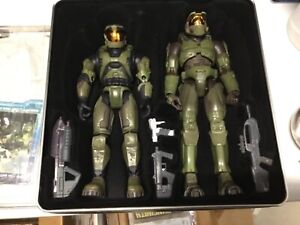 halo 2 master chief figures Evolution set exclusive collectors tin joyride SDCC