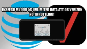 Inseego m2000 WITH UNLIMITED 5G DATA PLAN! ATT OR VERIZON! NO THROTTLING! - Picture 1 of 3