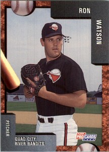 1992 Quad City River Bandits Fleer/ProCards #810 Ron Watson