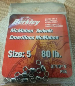 BERKLEY MCMAHON SWIVELS / GIRELLE a barilotto - Imagen 1 de 1