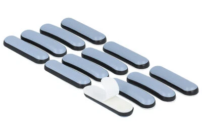 12 x Teflongleiter selbstklebend 38 x 10 mm PTFE Möbelgleiter rechteckig - Bild 1 von 3