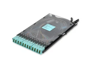 CORNING EDGE-CS12-AD-P00QE Splice Cassette LC Duplex OM4, Single, 12 Fiber ⭐NEW⭐ - Picture 1 of 4