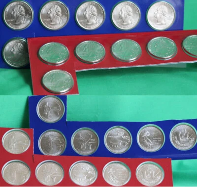 2009 P and D DC and US Territories Quarter Set 12 Coins Territory 25 Cents - Image 1 of 3