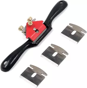 Metal Spokeshave Adjustable Spoke Shave Woodworking Hand Cutting Tool with Blade - Picture 1 of 12