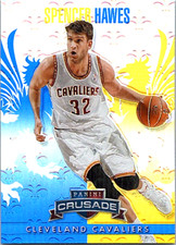 2013-14 Panini Crusade Basketball Blue #15 Spencer Hawes Cavaliers