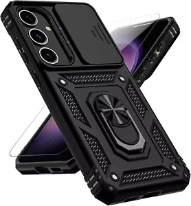For Samsung Galaxy S25 Plus Case w/ Military Grade Protective Cover & Kickstand - Picture 1 of 8