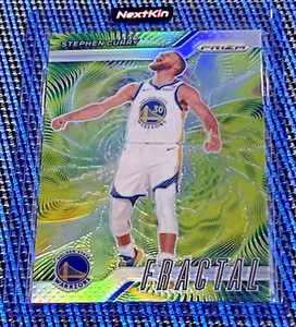 STEPHEN CURRY 7 2024-25 Panini Prizm FRACTAL SILVER PRIZM WARRIORS SP INSERT - Foto 1 di 2