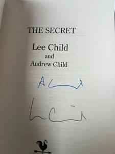 LEE CHILD and ANDREW CHILD - The Secret SIGNED 1/1 Hb - JACK REACHER book 28 - Picture 1 of 2
