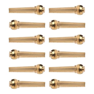 12 Pcs Bridge Acoustic Guitar Pins String Nails Decoration Accessories - Picture 1 of 12