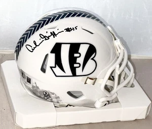 Archie Griffin signed Cincinnati Bengals Salute To Service mini helmet Beckett - Picture 1 of 2
