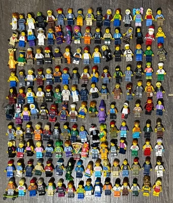Genuine LEGO Lot Mixed Bundle Mini  Figures 160 Figures Friends Minifigures - Image 1 of 4