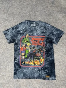 Steven Rhodes T-Shirt Mommy Can We Keep Him Three Headed Dog Tie Dye Medium - Picture 1 of 9