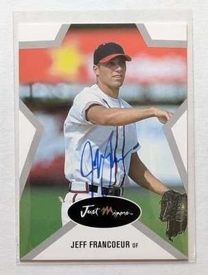 2002 Just Minors Jeff Francoeur Test Design Auto /500 #JS03.JF1 Atlanta Braves - Image 1 of 2