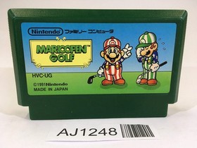 AJ1248 Mario Open Golf NES Famicom Japan