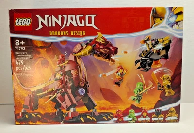 NEW! SEALED! LEGO NINJAGO 71793 Heatwave Transforming Lava Dragon KAI DRAGON - Image 1 of 4