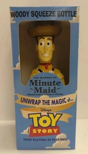 Toy Story movie Minute Maid Woody Squeeze Bottle 1995 - MIB! - Picture 1 of 7