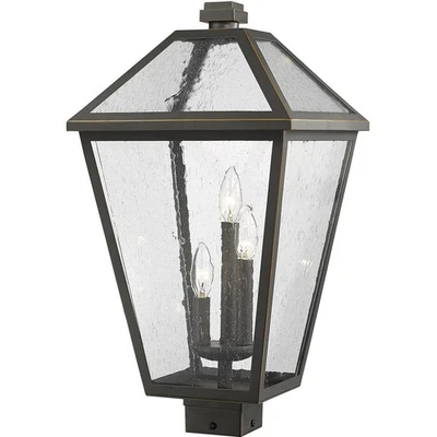 Luz de poste Z-Lite 579PHXLS-ORB Talbot ou acessórios bronze polido a óleo - Imagem 1 de 4