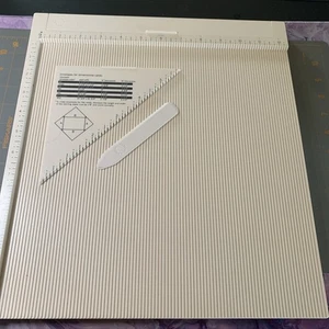 Martha Stewart Scoring Board 12”x12” With Envelope Tool And Accessories - Picture 1 of 7