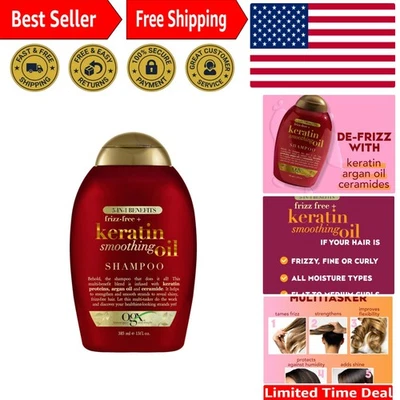 Champú 5 en 1 Frizz Control con aromas tropicales - Fórmula de queratina 13 fl oz Foto 1 de 4