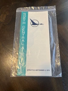 North Central Airlines September 3, 1974-Excellent Condition - Picture 1 of 7