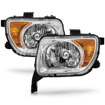 For 2003-2008 Honda Element Halogen Type Headlights Headlamp Chrome Replacement - Изображение 1 из 4