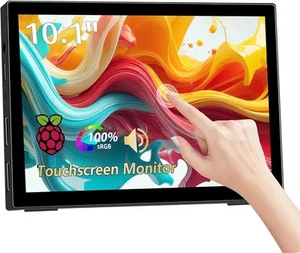 Akntzcs Portable Monitor Touchscreen 10.1 Inch Laptop Monitor FHD 1920x1200P IPS - Photo 1/8