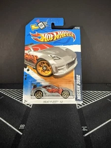 2012 Hot Wheels #157/247 Nissan 350Z  7/10 Heat Fleet '12 Chrome Gold Y5 Wheels - Picture 1 of 3