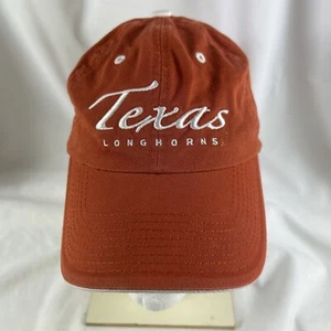 Texas Longhorns Orange Ball Cap One Size Adult Adjustable Buckle Embroidered - Picture 1 of 8