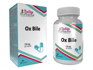 Ox Bile 125mg 120 Cápsulas Apoyo de Enzimas Digestivas - Imagen 1 de 5