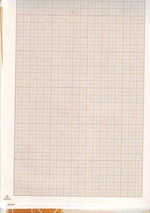 12 feuilles de papier millimetré format A4 - etat neuf  - Picture 1 of 1
