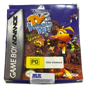 Ty 3 Night of the Quinkan Nintendo Gameboy Advance GBA *Complete* Boxed - Picture 1 of 10